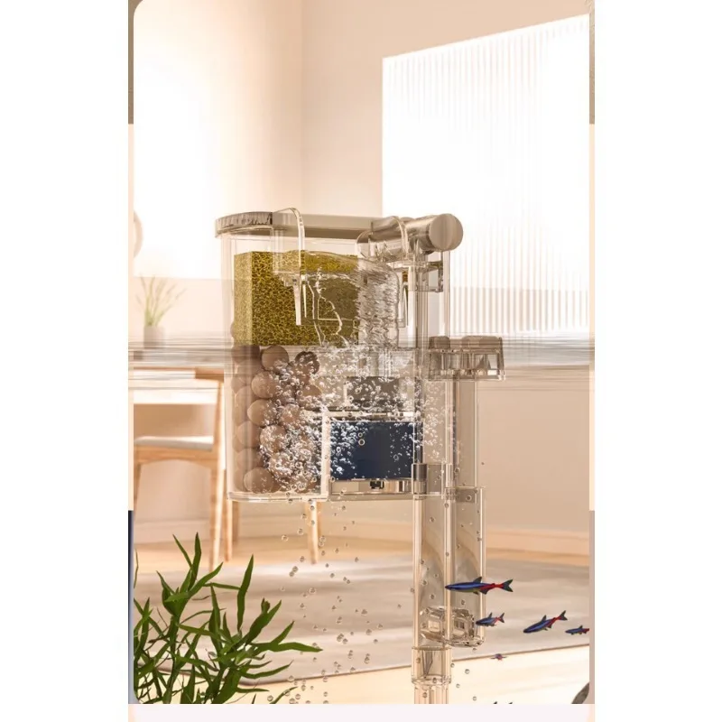 

Small fish tank filter water circulation filter system oxygen generator three-in-one waterfall silent USB water pump