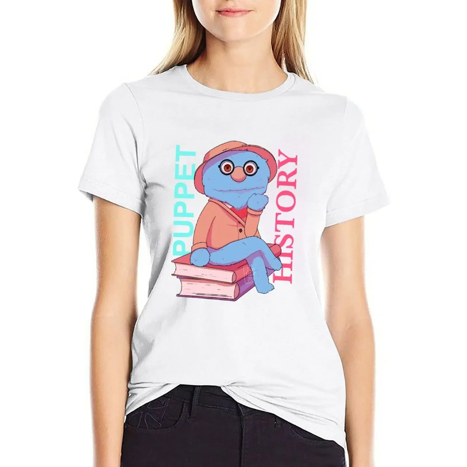 

The Professor T-shirt Blouse cute tops kawaii clothes t shirts for Women loose fit