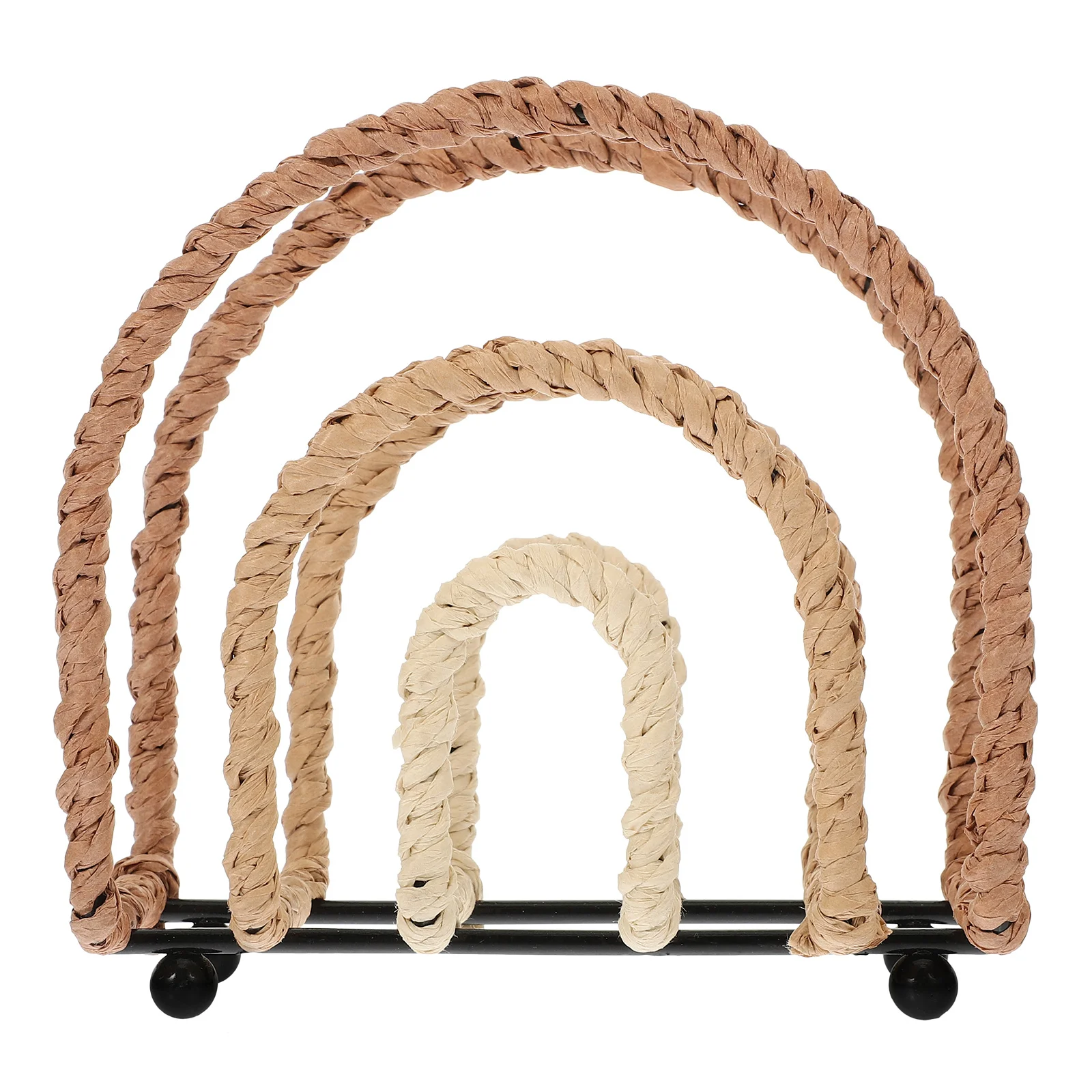 

Iron Napkin Holder Modern Style Stable Base for Desktop Decor Use Napkin Stand Tissue Stand Desktop Decor