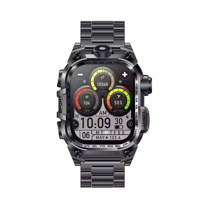 I121 Smartwatch 2024 مقاوم للماء 2.01 بوصة BT Call ساعة ذكية مراقبة النوم الأجهزة التي يمكن ارتداؤها