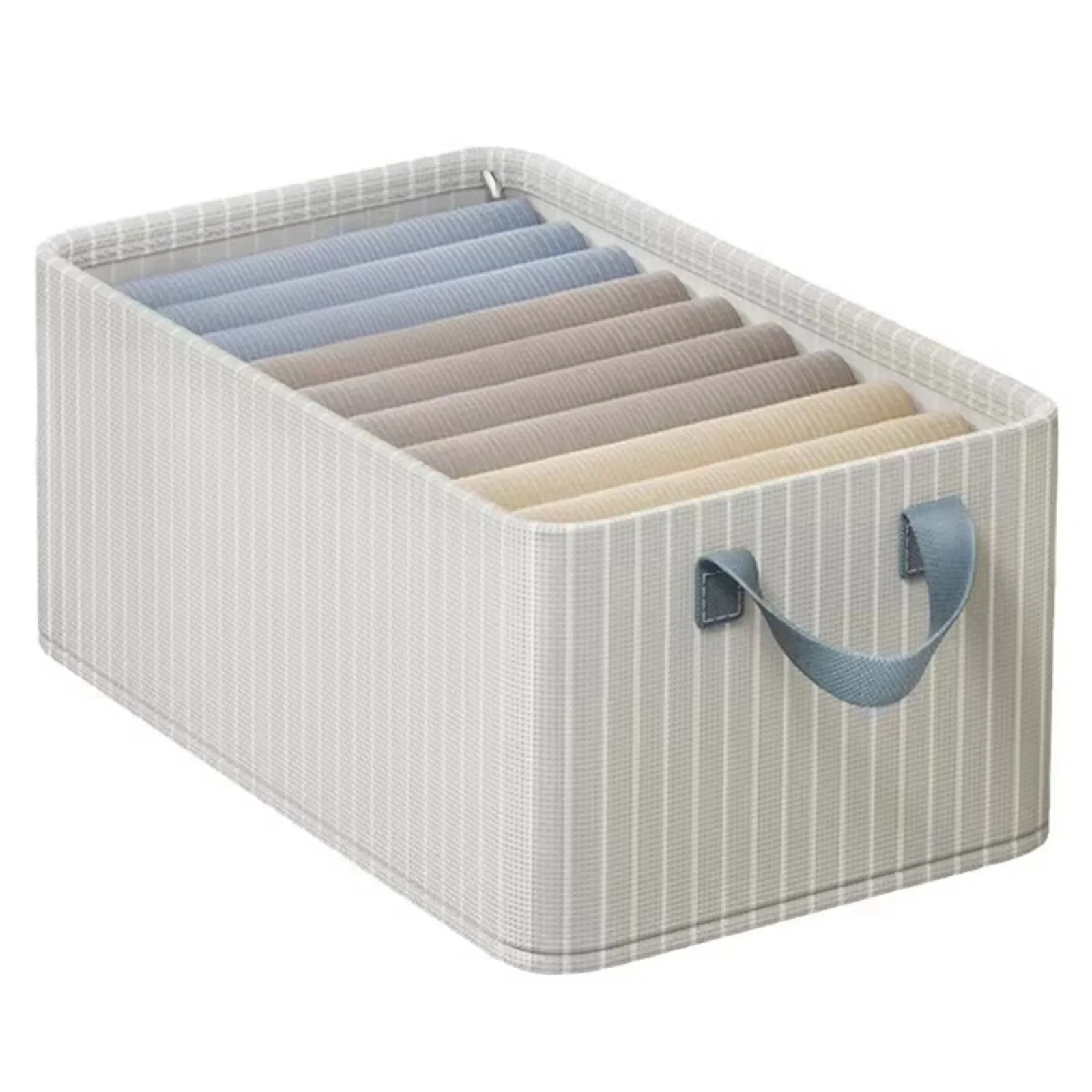 Foldable Clothes Storage Bag Large Capacity Quilt Organizer Dustproof Wardrobe Box Portable Fabric Container for Bedroom Bedding