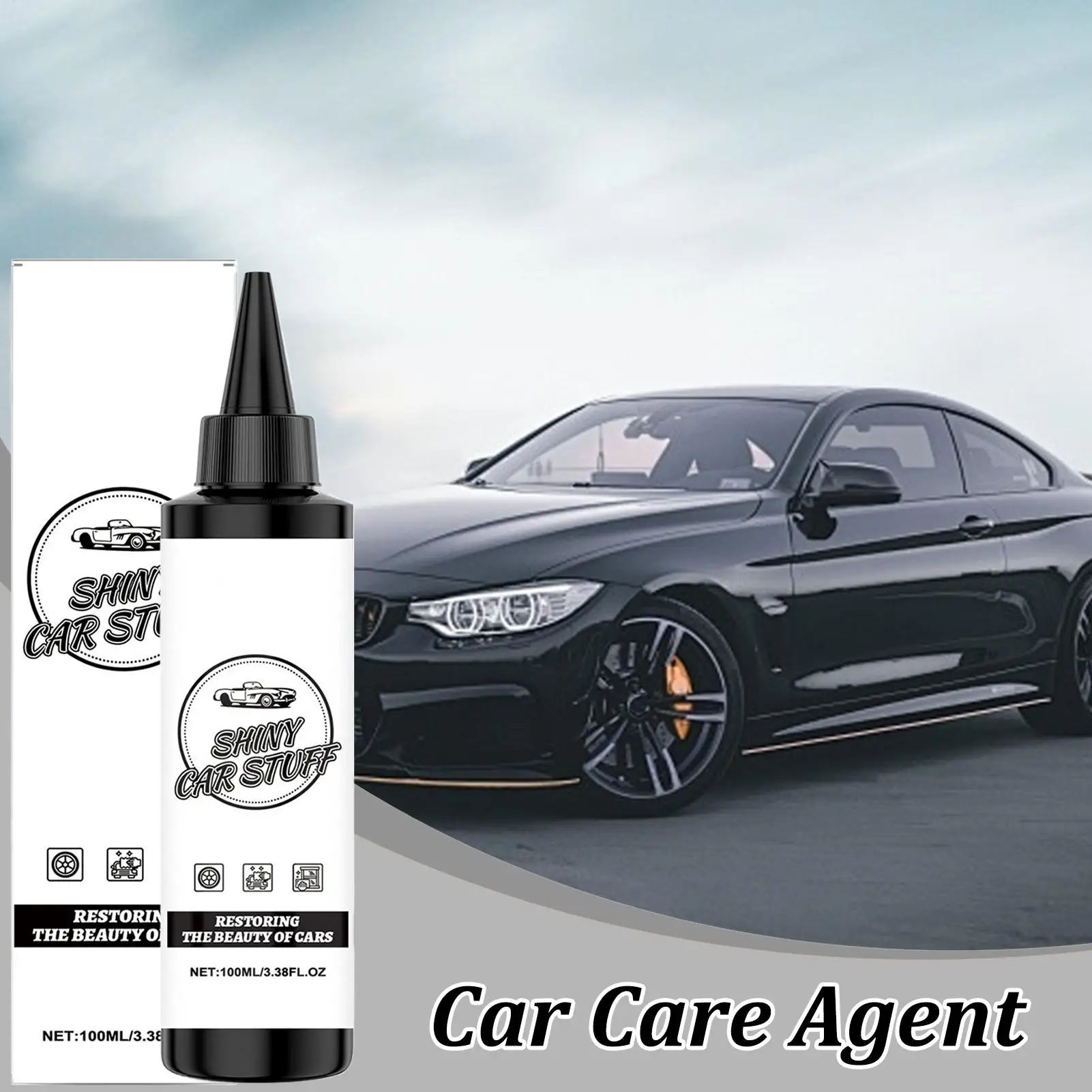 Spray per Rivestimento Veicoli Resistente ai Raggi UV, Lunga Durata, Antipolvere, Soluzione Detergente Portatile per Auto, Restauratore di Lucentezza, Rivestimento Auto
