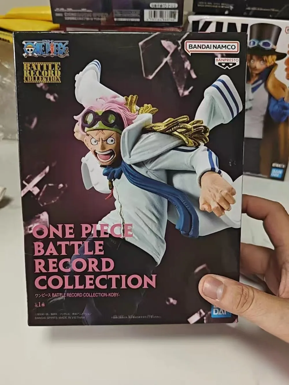 En Stock Original BANDAI Banpresto une pièce BRC Coby PVC 12 cm figurines d'action Anime modèle ornement jouets à collectionner cadeaux