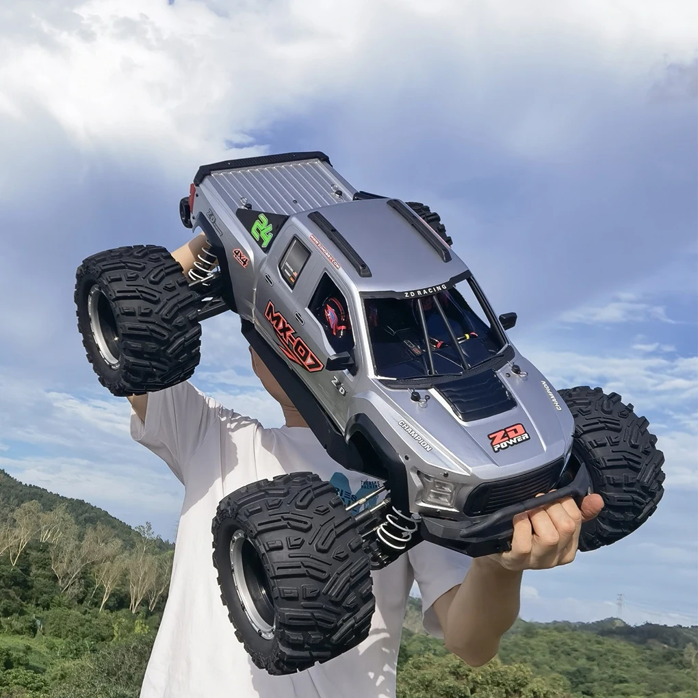 

1/7 ZD Racing MX-07 Бесщеточный 4WD RC автомобиль 150A 160A 8S 80 км/ч Высокоскоростной Monster Truck Off-Road Hobbywing MAX6 автомобиль с дистанционным управлением