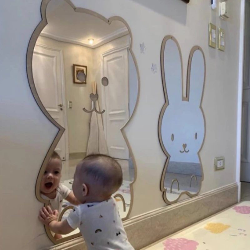 Creative Decorative Mirror for Kids Room Acrylic Mirror Baby Photo Props Nordic Home Nursery Decoracrylic mirror