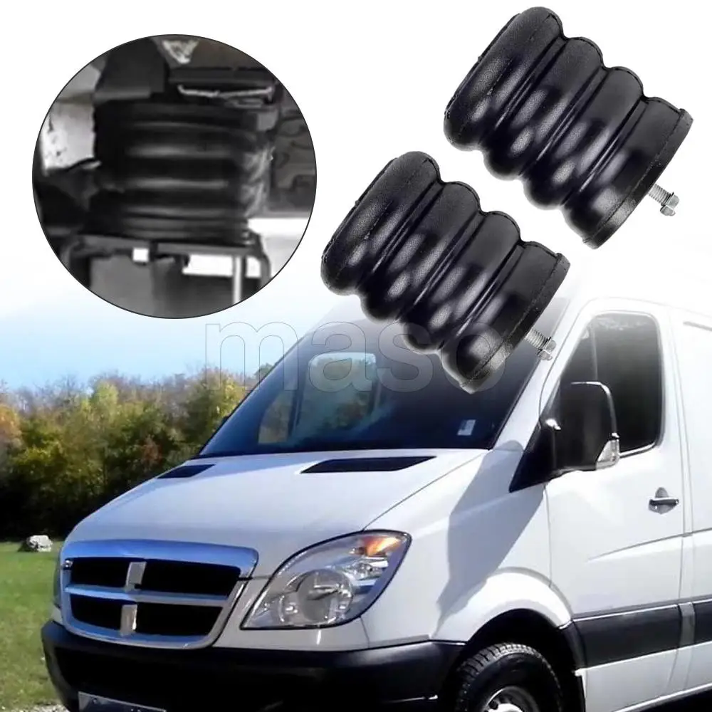 2pcs Front Suspension Air Helper Springs SSF106047 For Dodge Sprinter Ford E-150 250 350 450 Freightliner Mercedes-Benz Sprinter