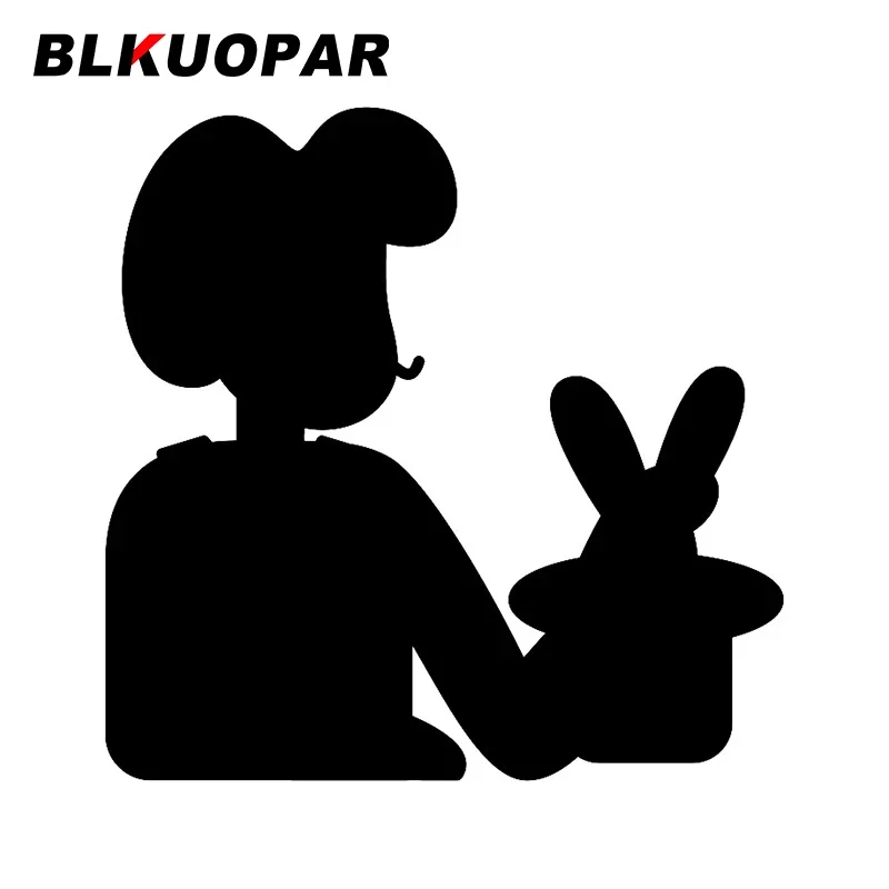 

BLKUOPAR for Wizard Icon Linear Isolated Car Stickers Scratch Proof Sunscreen Decals Personality Motorcycle Car Accessories