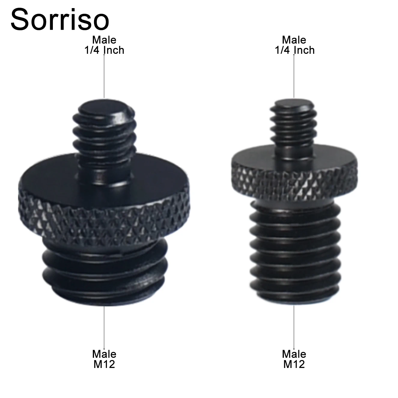 카메라 나사 수 1/4 인치-1/4 3/8 5/8 M4 M5 M6 M8 M10 M12 인치 삼각대 마운트 어댑터, Dslr 볼헤드용 퀵릴리즈 플레이트