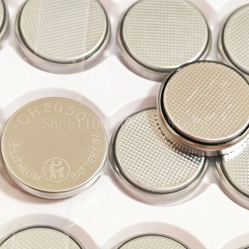 2PCS/LOT CR2050 2050 Bare Battery 3V Button Lithium Battery For Electronic Watch Remote Control