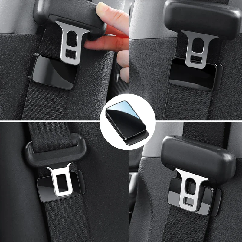 Car Seat Belt Holder Stabilizing Device Fastener Universal Adjuster Safety Belt Punch-Free Anti-Sway Interior Accessories