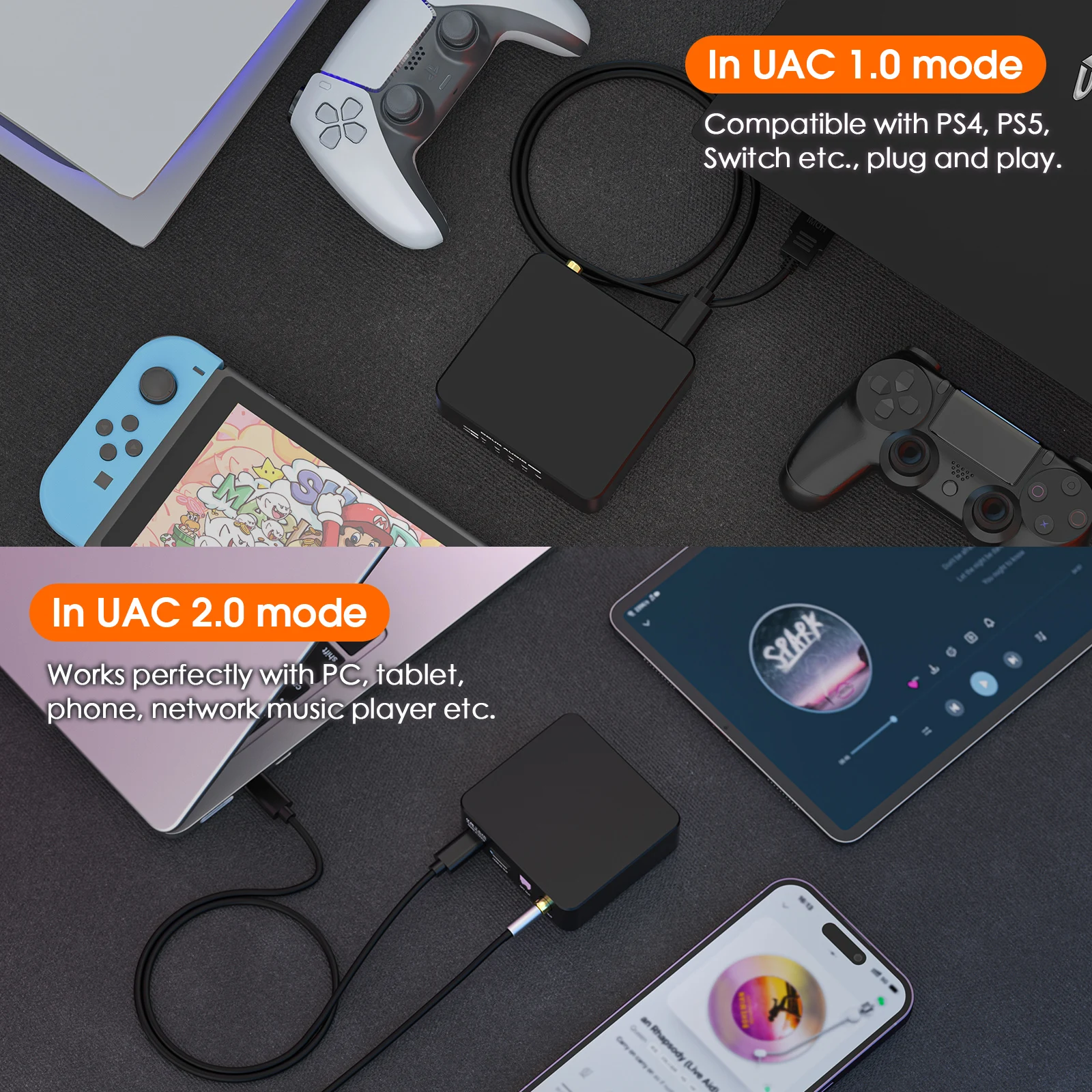 Douk Audio U2 PRO XMOS XU316 USB واجهة رقمية DDC Mini S/PDIF محول DSD512 للهاتف/PS5 (إصدار الترقية)