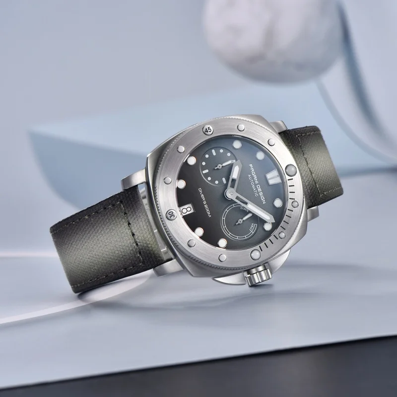 PAGANI DESIGN 1767 Men's Automatic Mechanical Watch Sapphire Crystal Stainless Steel Strap Waterproof Diving Watch Reloj Hombre view 5
