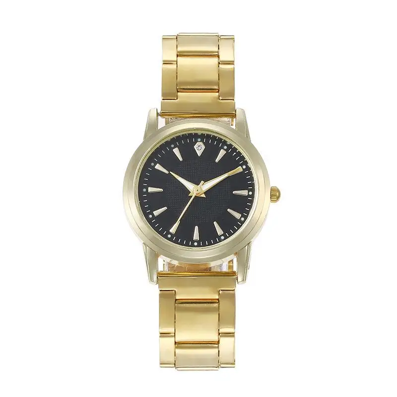 2023 new casual simple hundred with fashion watches foreign trade iron band quartz wristwatch students small watch quartz watch