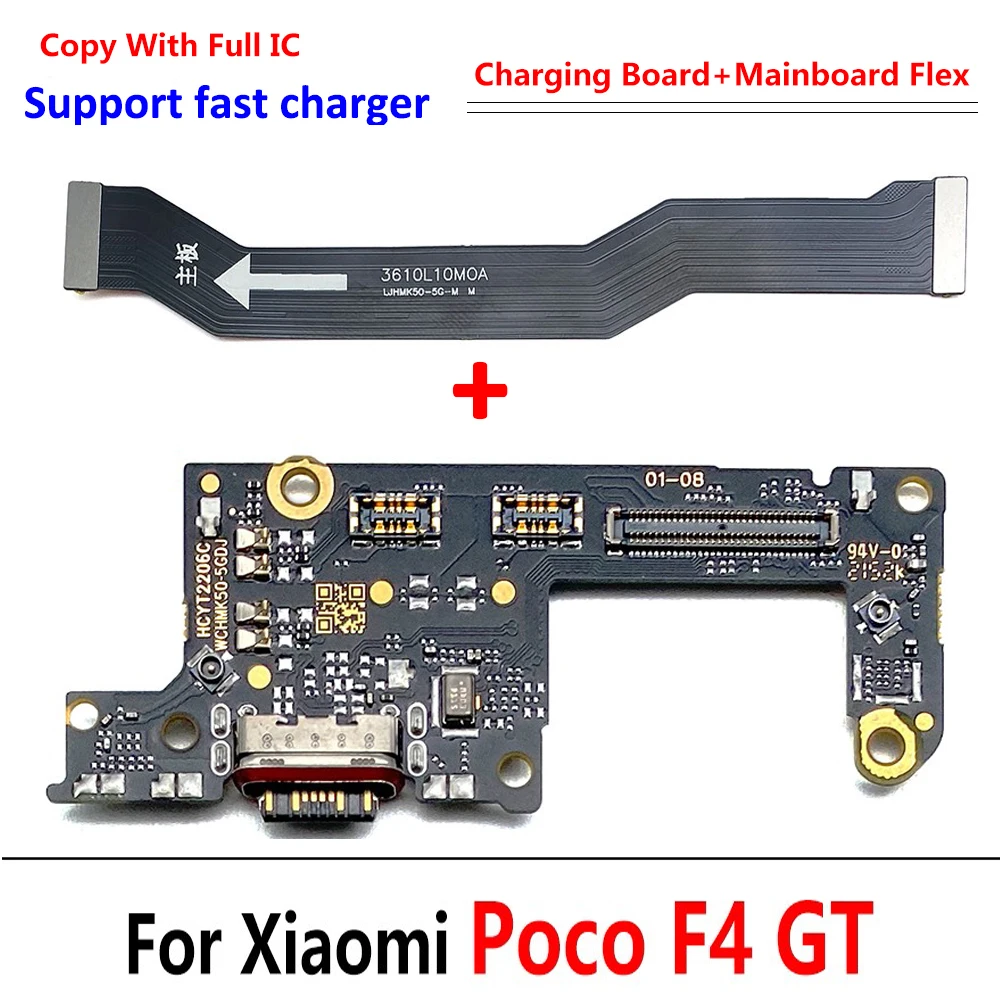 USB Dock Charger Port Charging Flex Micro Main Board Motherboard For Xiaomi Poco F2 M4 X4 X5 Pro 4G 5G X2 F1 F3 X3 Fast charging