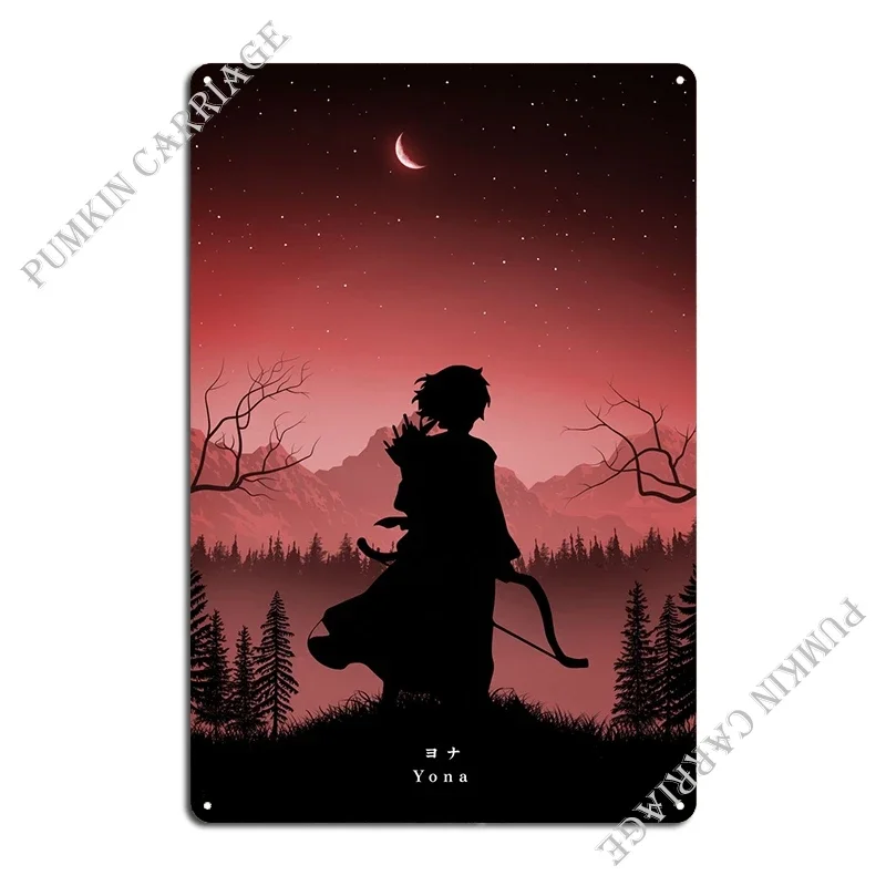 Akatsuki No Yona Shinah Vaporwave Roronoa Zoro Retro Stye Metal Plaque Create Cave Wall Decor Club Tin Sign Poster