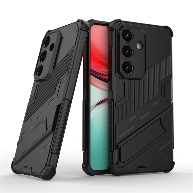 حافظة هاتف مضادة للصدمات لهاتف سامسونج جالاكسي S26 حامل هاتف درع خلفي لهاتف سامسونج S26 Ultra S26 + غطاء لهاتف سامسونج S26