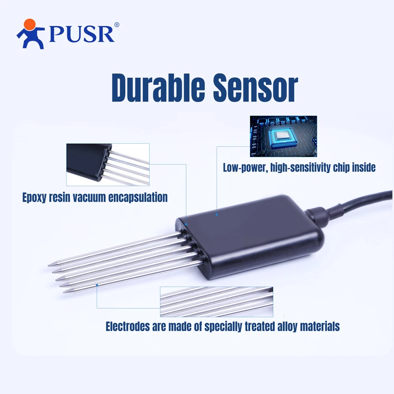 PUSR Boden-Multiparameter-Sensor Mehrere Paramete IP68 Bodenmessgerät RS485 Modbus RTU Boden USR-SSO10