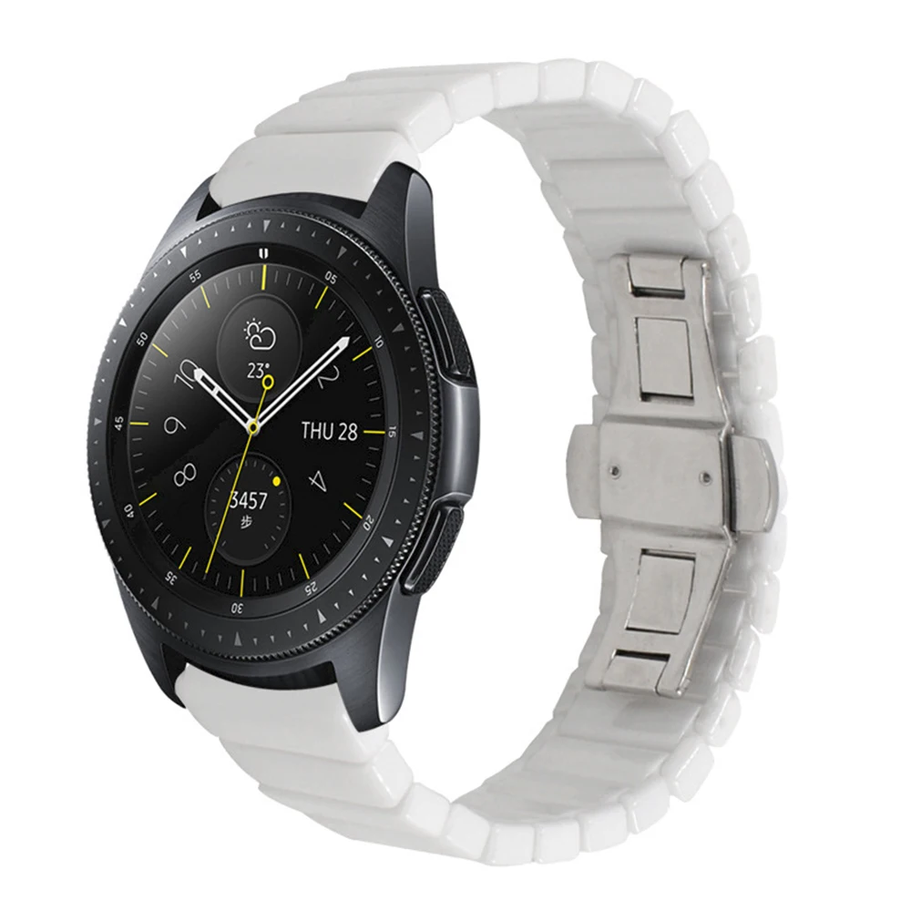 20mm 22mm Ceramic Strap for Amazfit GTR/GTS 4 3/Bip 5 6/Pace Bracelet Watchband for Samsung Galaxy Watch 7 6 5 4 44mm 40mm Band