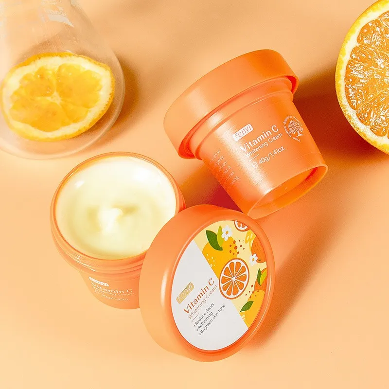 LAIKOU & FENYI vitamina C set per la cura della pelle crema per il viso detergente per il viso essenza crema per gli occhi idratante antirughe cura del viso 4 pezzi