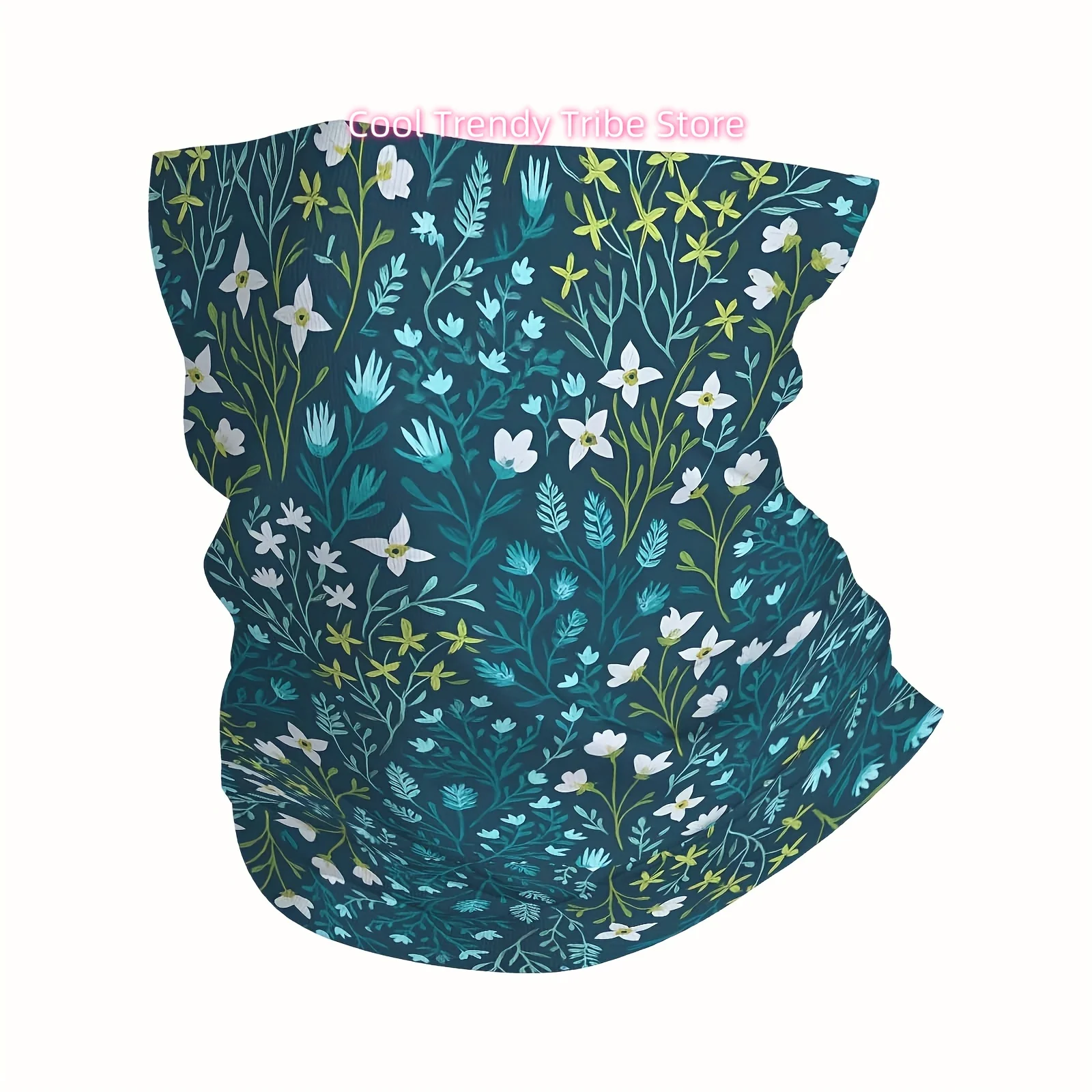 lenco-estampado-floral-fundo-verde-azulado-padrao-folhoso-design-divertido-multifuncional-masculino-feminino-unissex-mascara-mascara-para-o-pescoco-eventos-de-ferias-presente