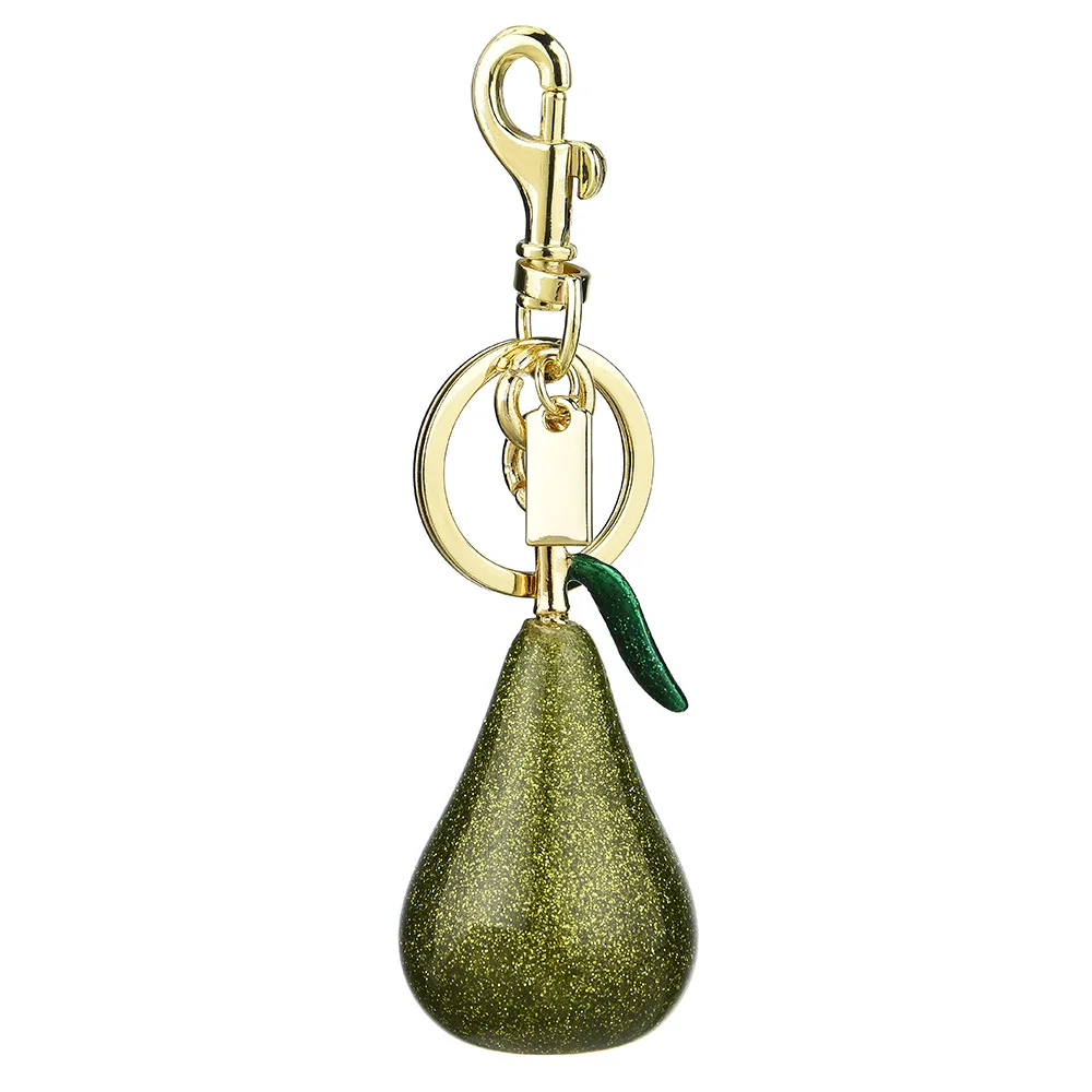 

2025 Pear bag pendant, fashionable keychain, exquisite car keychain, bag pendant