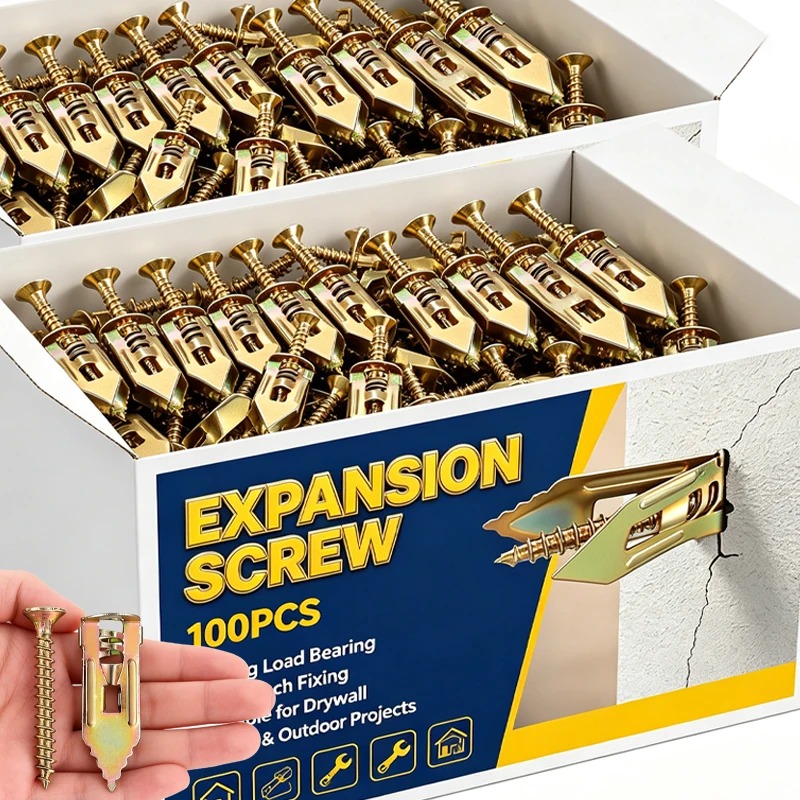 Cabinet Scraper Set - 100/10Pcs Self Drilling Anchors Metal Anchors