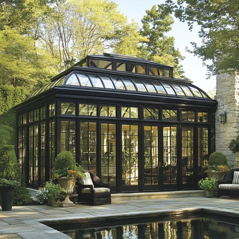 20ft Classic Victorian Conservatory | Freestanding Garden Sunroom | Luxury Tempered Glass House for Elegant Outdoor Living