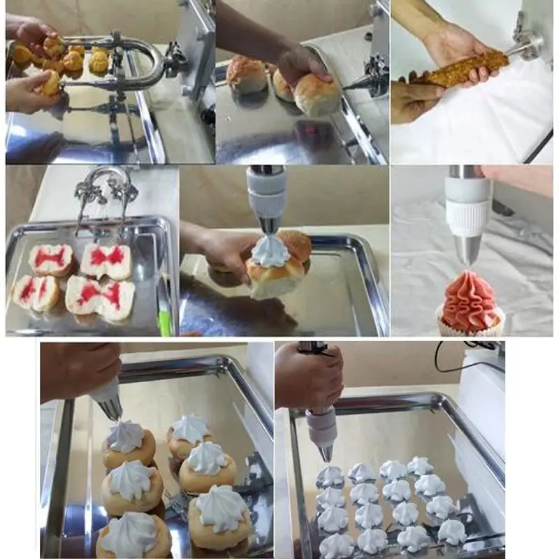 Automatic Quantitative Cream Cheese Bread Filling Machine Jam Chocolate Injection Equipment