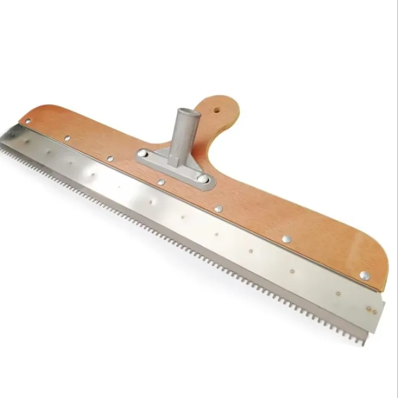 

Self-leveling Paint Tools Tooth Scraper Rake Deflated Wood Handle Iron