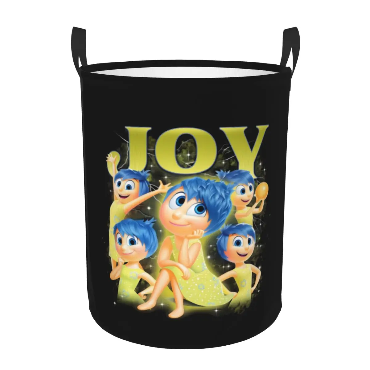 Cesto para Ropa Sucia de Anime JOY Inside Out, Cesta de Almacenamiento Grande, Organizador de Juguetes para Niñas y Niños