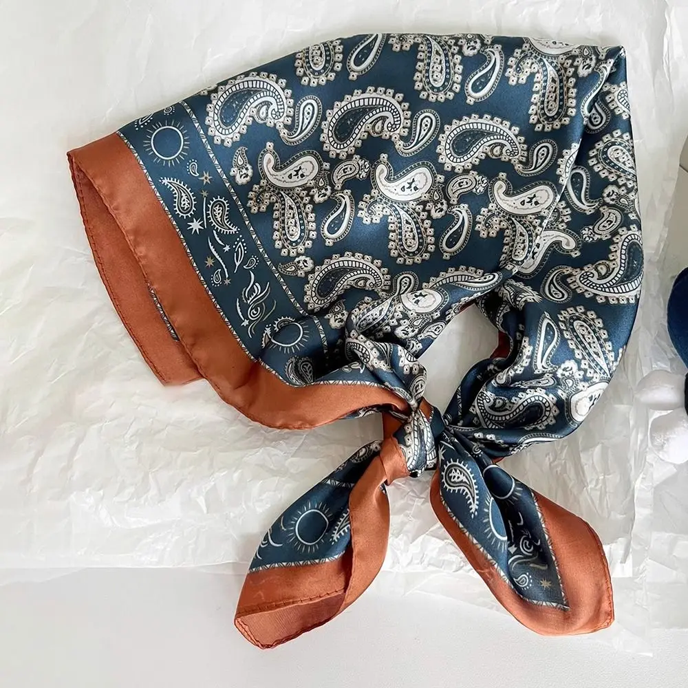 Fashion Paisley Pattern Waist Scarf Soft Texture Versatile Paisley Scarf Lightweight All Match Decorative Scarf Outfit Matching