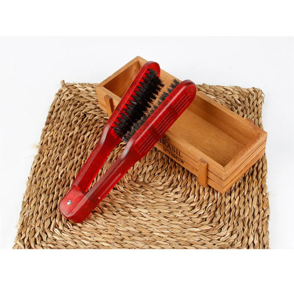 Professional Boar Bristle Hair Straightening Comb for Women Anti Static Scalp Friendly Styling Tool for Blow Drying
