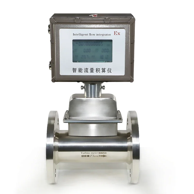 Shanghai CIxi High Pressure Measurement Air Flow Meter Natural Gas Turbine Flow Meter For Gas