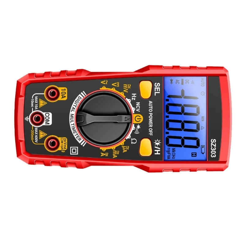 Multimeter Tester Handheld Multimetre Digital Multimeter Ohm Voltages Meter 600V