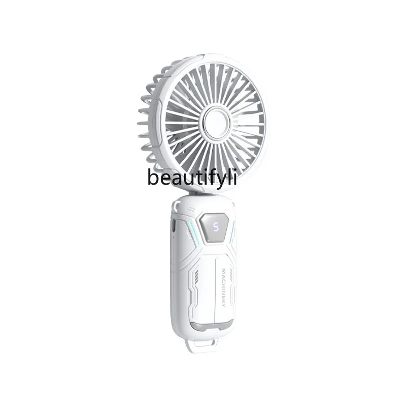 

Ручной вентилятор с зарядкой через USB, небольшой портативный складной вентилятор, мини-офисный настольный вентилятор