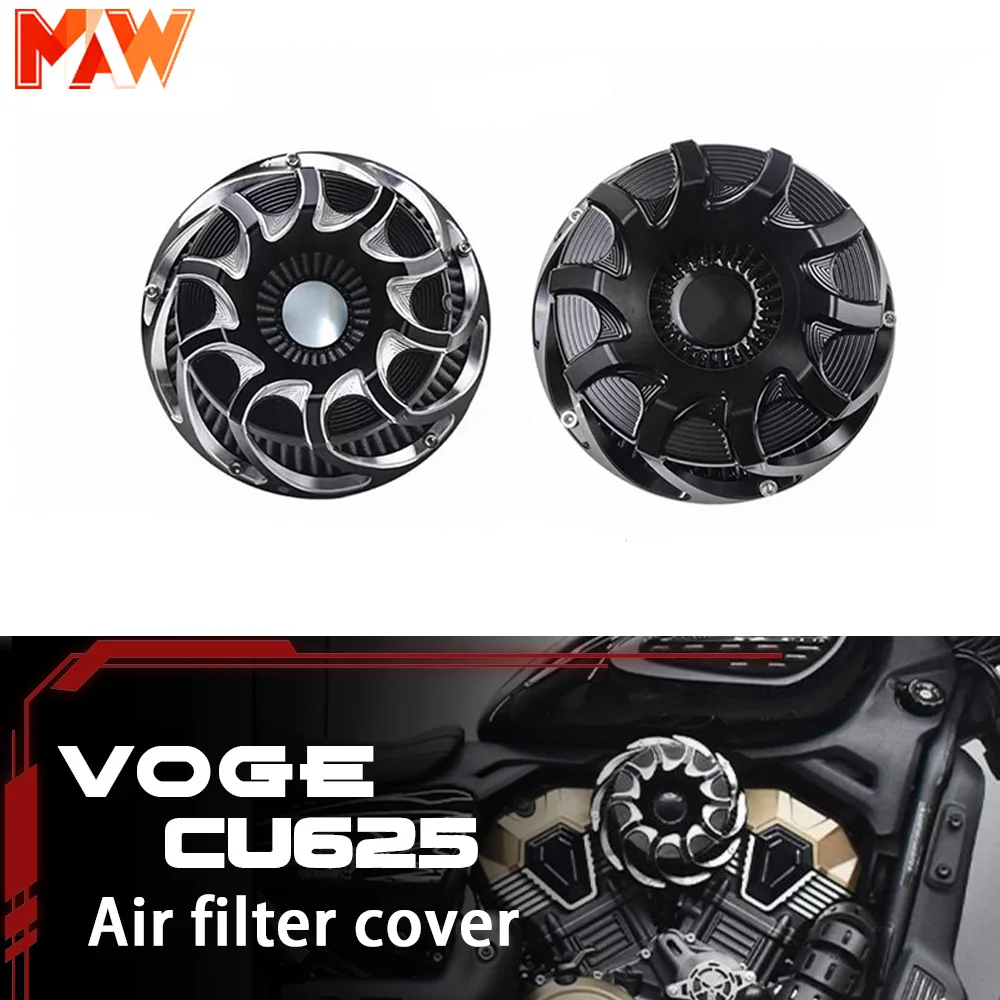 

VOGE CU625 motorcycle modified left and right side retro turbine air filter air filter engine decorative cover accessories