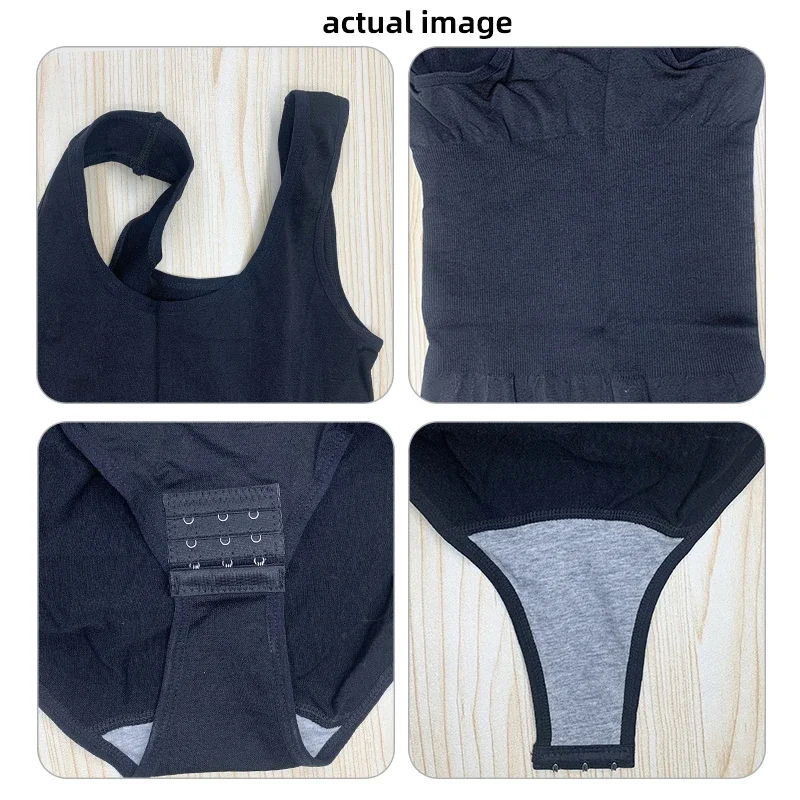 Bodysuit Women Body Shapers Shapewear Body Shaping Clothes Postpartum Collapses Belly Triangle Siamese Corset Butt Shaping Top image 4