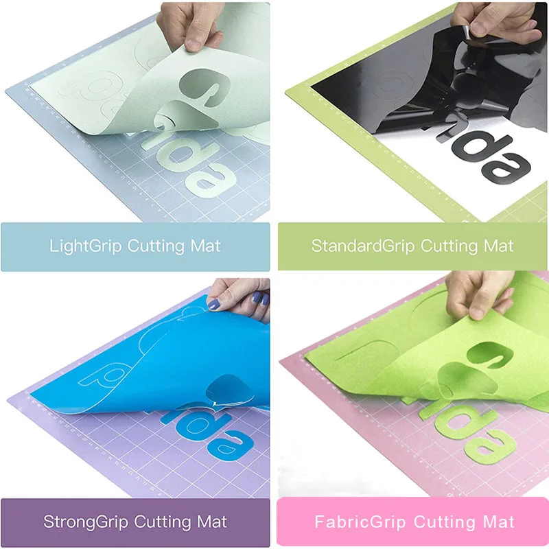 3Pcs/Set Color Replacement Cutting Mat PVC Material Non-slip Glue For Contour Photography Plotter Machine Protection Blade