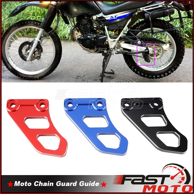 Black Red Blue CNC Chain Guard Guide For Yamaha TW200 05-2022 XT225 2005-2007 XT250 2008-2022 TW XT 200 225 250 Chain Covers