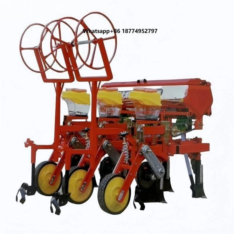 High Efficiency No-Till Corn Planter for Tractor | Agricultural Seeder Equipment with Gearbox for Precision Sowing
