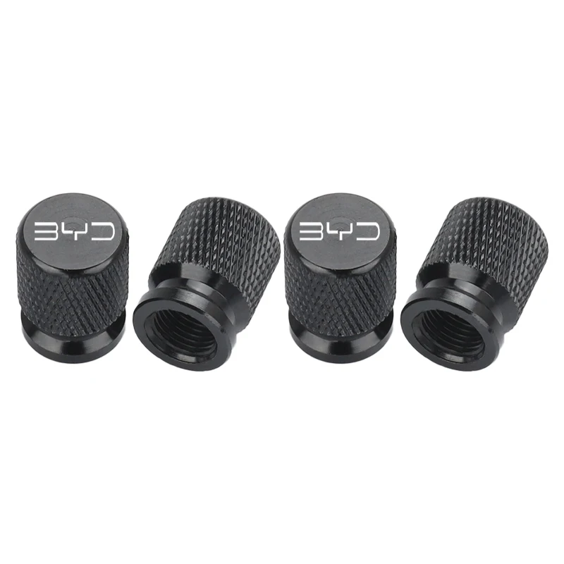 4 Stücke Auto Rad Reifen Ventilkappen Reifen Vorbau Abdeckung Airdust Wasserdicht für BYD Shark 6 Qin Plusdmi Atto 3 Han EV Dolphin Yuan Plus