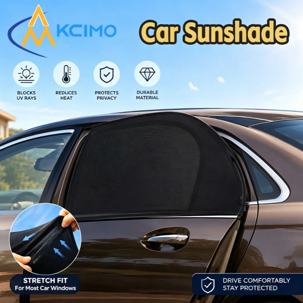 

Universal Auto Interior Sun Shading Curtain Anti-UV Heatproof Side Rear Window Sun Visor Shield For Most Sedan SUV Vehicles