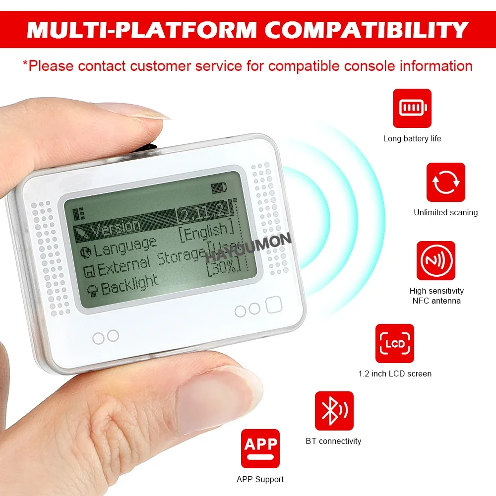 2PCS 4PCS 10PCS Chargeable Intelligent Simulator Emulator Bluetooth-Compatible Universal Writer For AMB for Switch/Wiiu Accessor