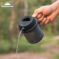 CAMPINGMOON S-GF/S-GF-BK Food Grade Silicone Pot Lid Camping Coffee Hand Brewed Pot Lid Snow Bowl Universal Pot Lid