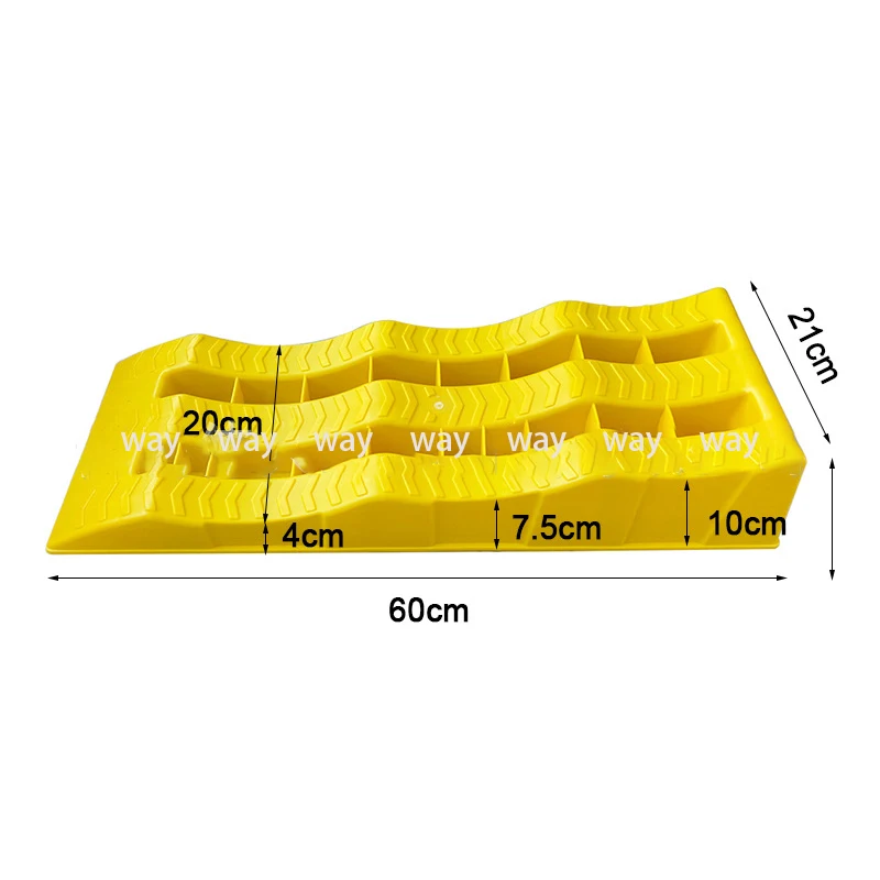Camper Trailer SUV Car Wheel Chocks, Leveler, Stabilizer On Uneven Ground- Great For Leveling And Raising Auto anti-slip 4 color