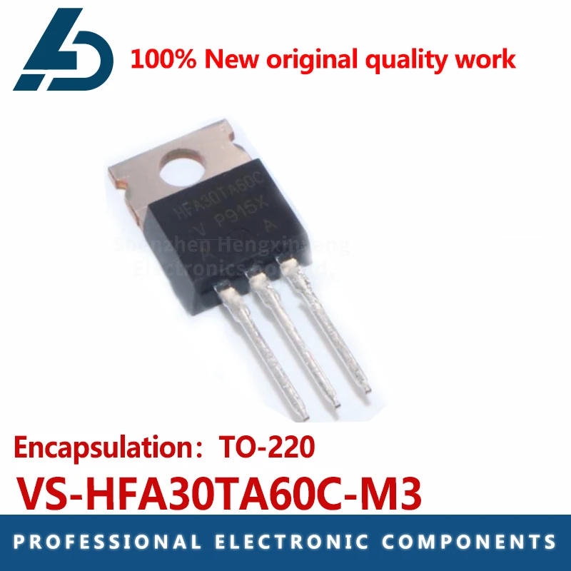 10 PCS   VS-HFA30TA60C-M3 Fast Recovery diode Voltage :600V Current :15A package TO-220