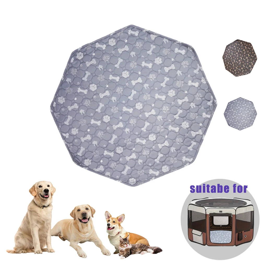 Dog Urine Mat Washable Reusable Anti Slip Pet Pee Mats Puppy Training Pad Pet Bed for dog cage protective pads Pet Supplies