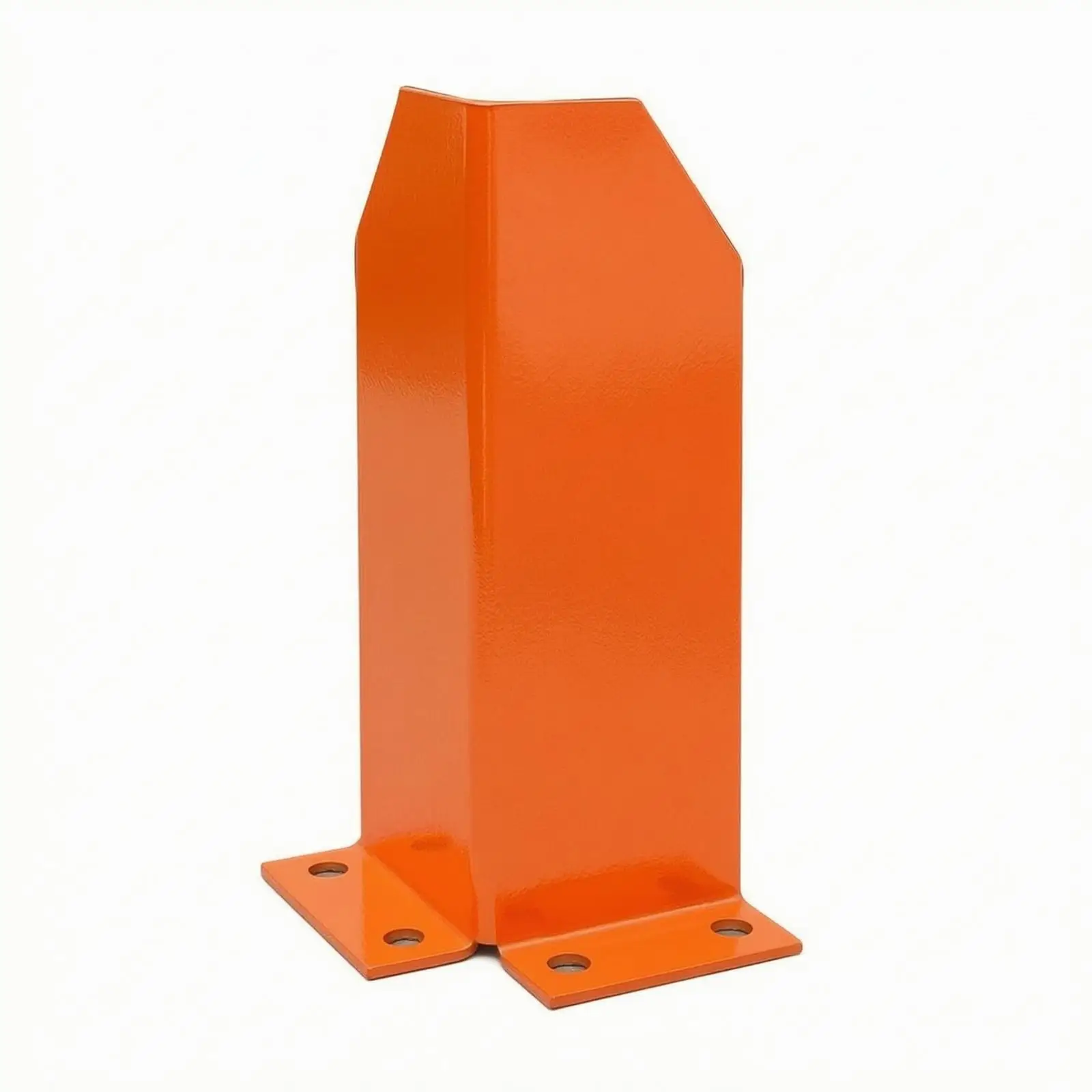 Storage Rack Corner Protector for Forklift Impact Guard Painted Steel Column Shield Heavy Duty 300mm Warehouse Protection