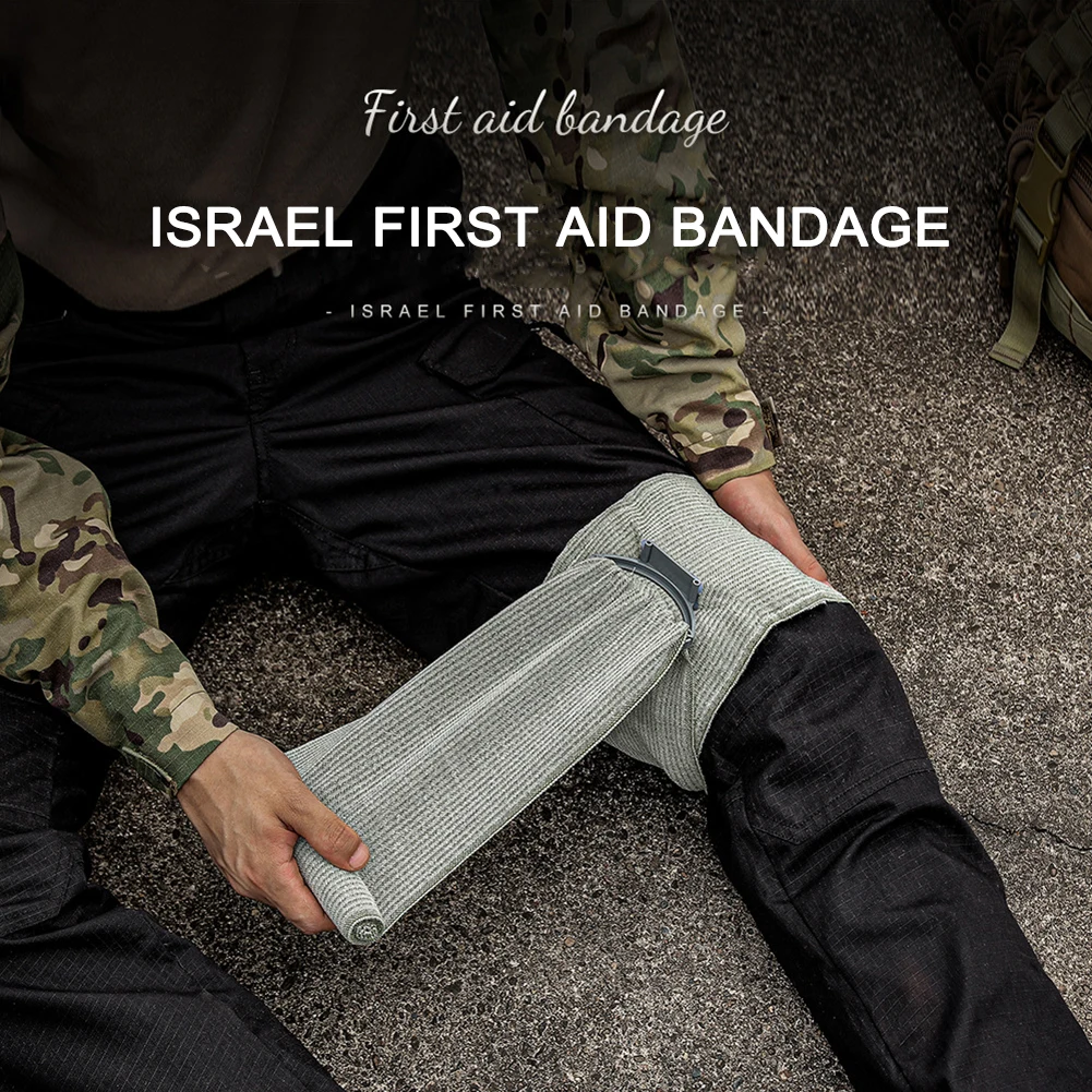 Israeli Bandage Trauma Kit Emergency Compression Bandage Tourniquet Dressing Sterile Roll Bandage Trauma First Aid Hot