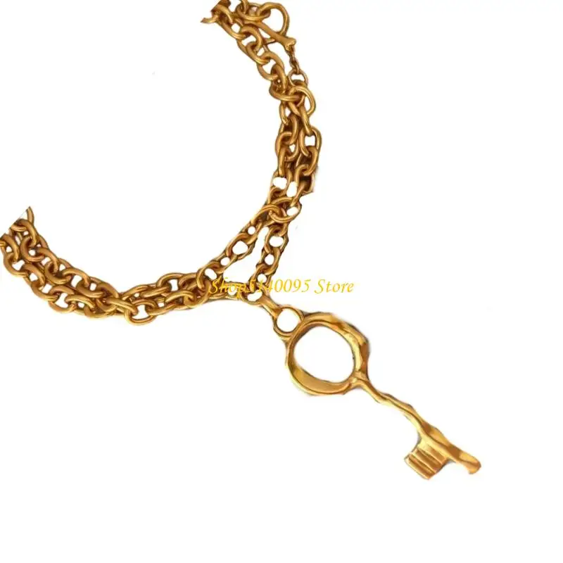 

Ожерелье с металлическим ключом DXAE для пары, романтическая любовь, обещание, подвеска на шею, ювелирные изделия